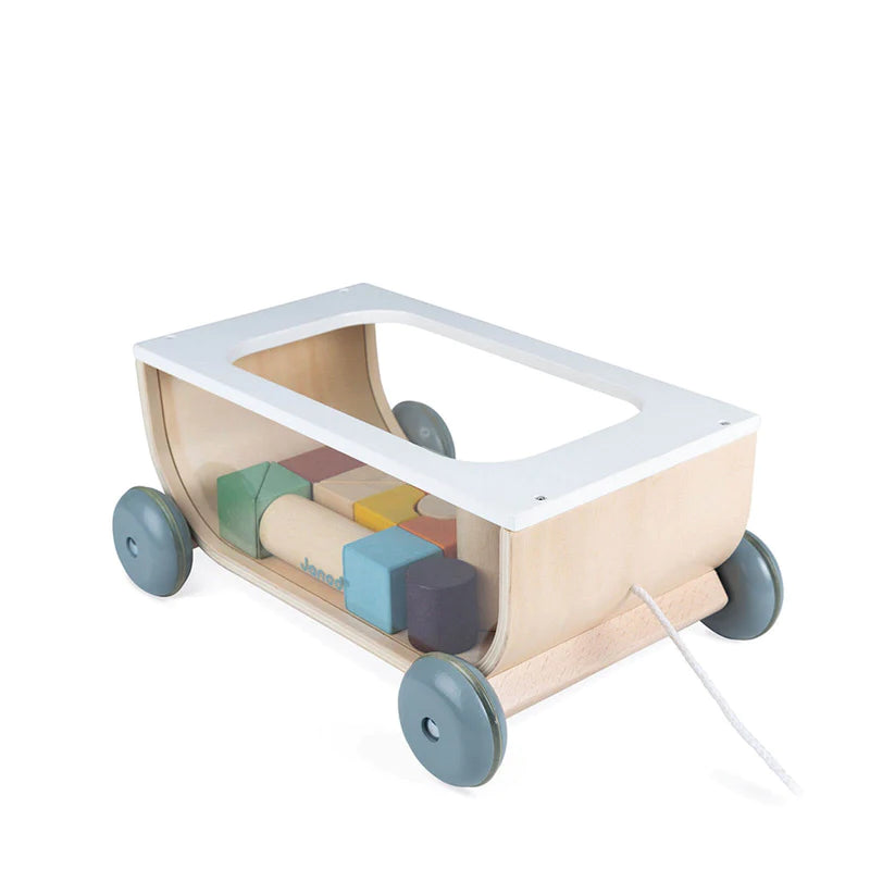 Janod - Cart With Blocks