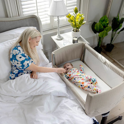 Joie - Roomie Go Travel Bedside Crib - Clay