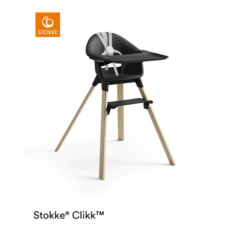 Stokke Clikk Highchair - Black / Natural