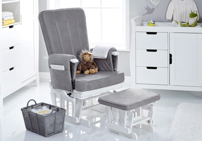 Obaby Stamford Luxe 5 Piece Room Set - TAUPE GREY