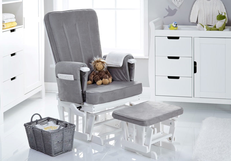 Obaby Stamford Luxe 7 Piece Room Set - TAUPE GREY