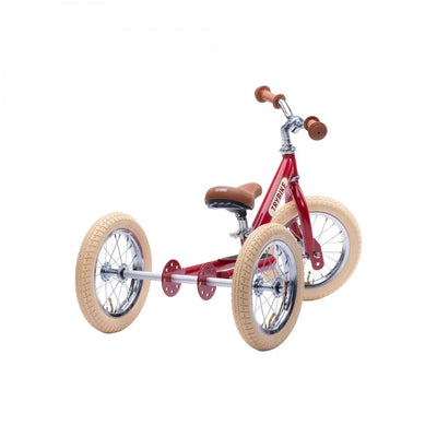 Trybike - Steel 2 In 1 Balance Trike / Bike Vintage Red