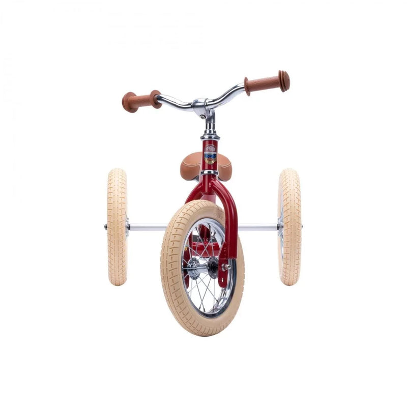 Trybike - Steel 2 In 1 Balance Trike / Bike Vintage Red