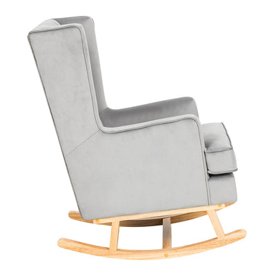 Nursery Collective - Convertible Nursing Rocking Chair - Quiet Grey