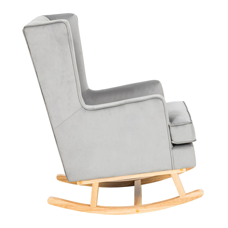 Nursery Collective - Convertible Nursing Rocking Chair - Quiet Grey