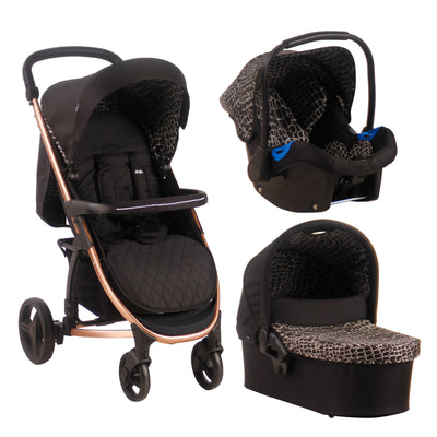 3 in 1 Travel System - Pushchair, Carrycot, Car Seat