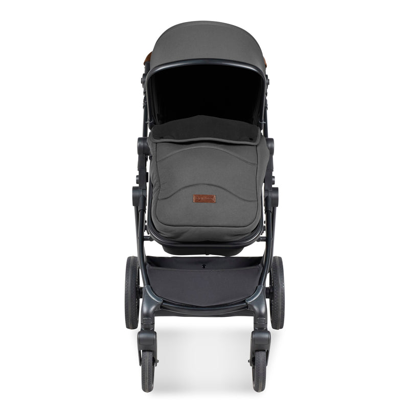 Ickle Bubba - Cosmo All in One i-Size Travel System with ISOFIX Base - Graphite/Tan