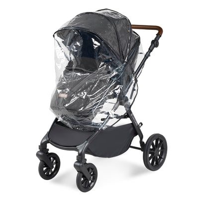 Ickle Bubba - Cosmo All in One i-Size Travel System with ISOFIX Base - Graphite/Tan