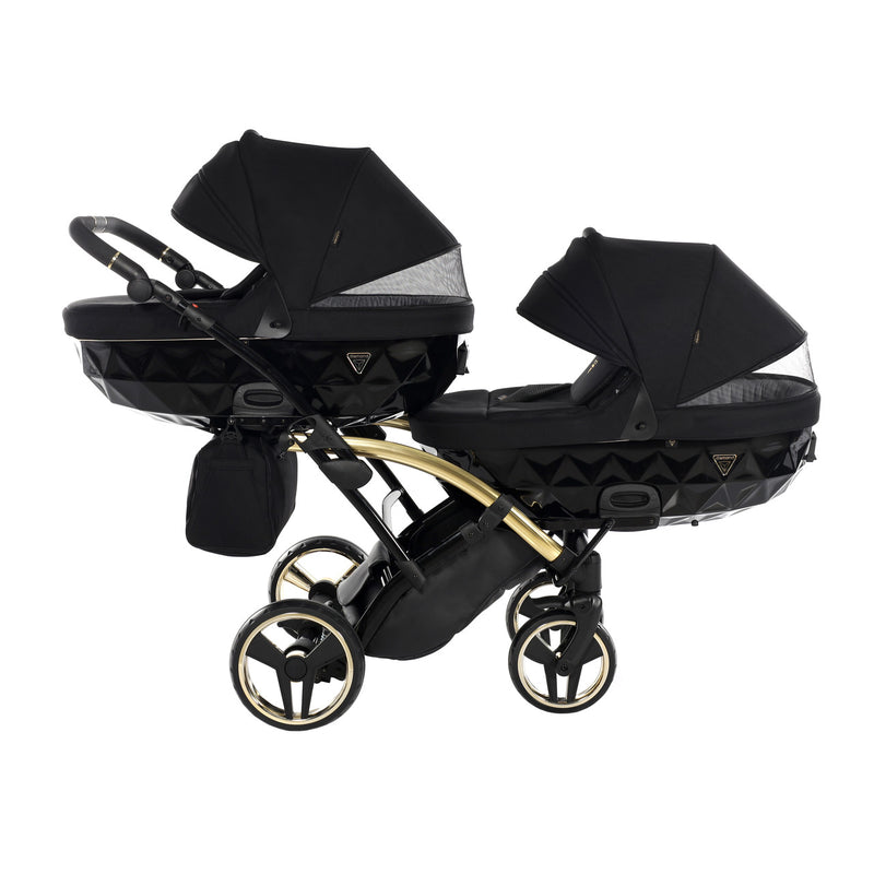 JUNAMA DIAMOND S LINE BLACK GOLD DUO SLIM - 3IN1 (INCLUDES 2 X CAR SEAT)