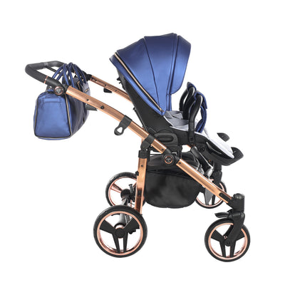 JUNAMA FLUO LINE DUO NAVY - 4IN1 (INCLUDES 2 X CAR SEAT & 2 X ISOFIX BASE)
