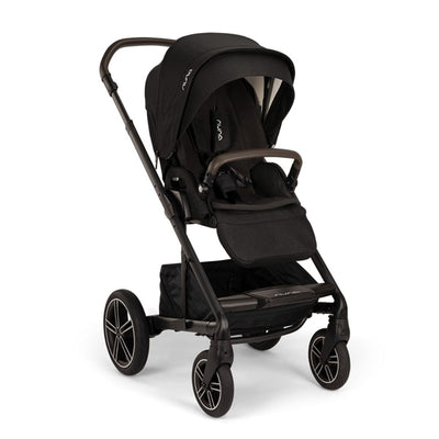 Nuna MIXX Next + ARRA Flex Travel System + Luxury Accessories Bundle - Caviar