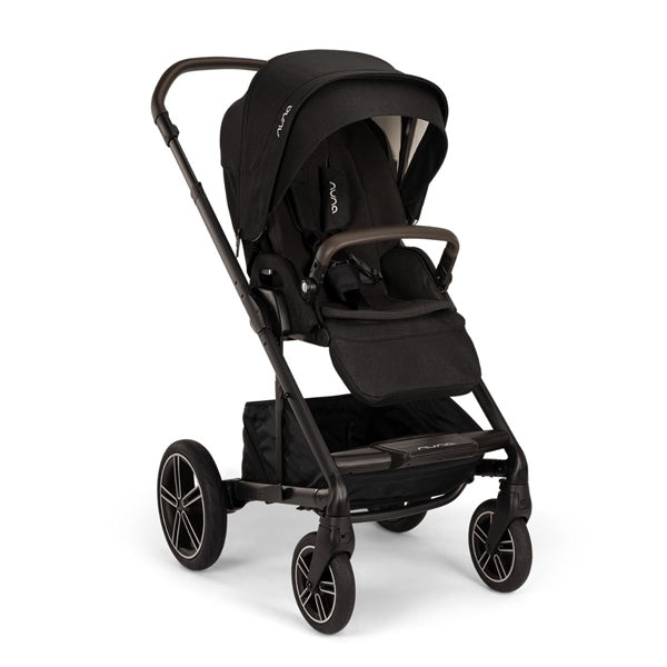 Nuna MIXX Next + ARRA Flex Travel System + Luxury Accessories Bundle - Caviar
