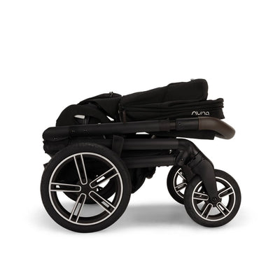 Nuna MIXX Next + ARRA Flex Travel System + Luxury Accessories Bundle - Caviar