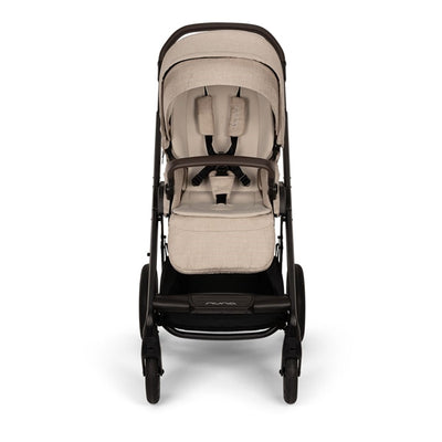 Nuna MIXX Next + ARRA Flex Travel System- Biscotti + Luxury Accessories Bundle