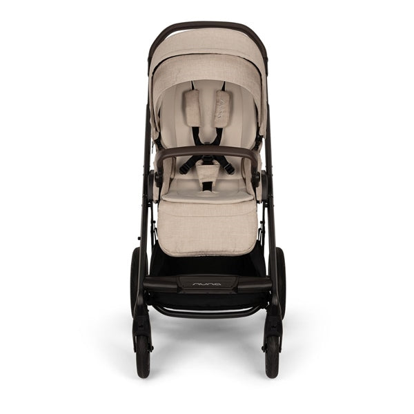 Nuna MIXX Next + ARRA Flex Travel System- Biscotti + Luxury Accessories Bundle