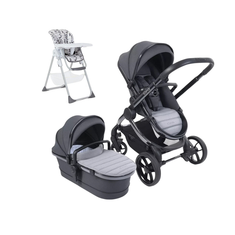 iCandy Peach 7 Pushchair & Carrycot - Truffle + Free Highchair
