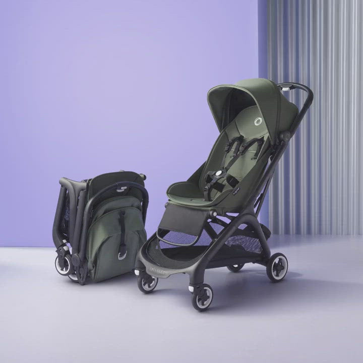 Bugaboo Butterfly Travel Pushchair - Black/Midnight Black - + Free Transport Bag