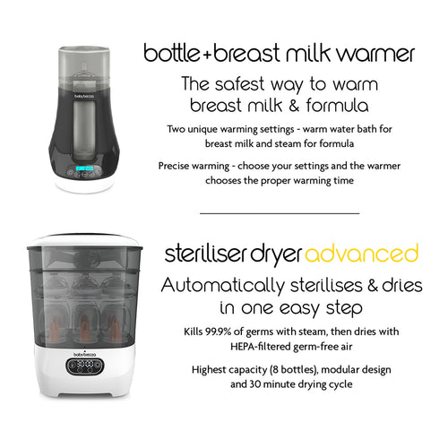 BUNDLE: Steriliser Dryer Advanced And Bottle & Breast Milk Warmer