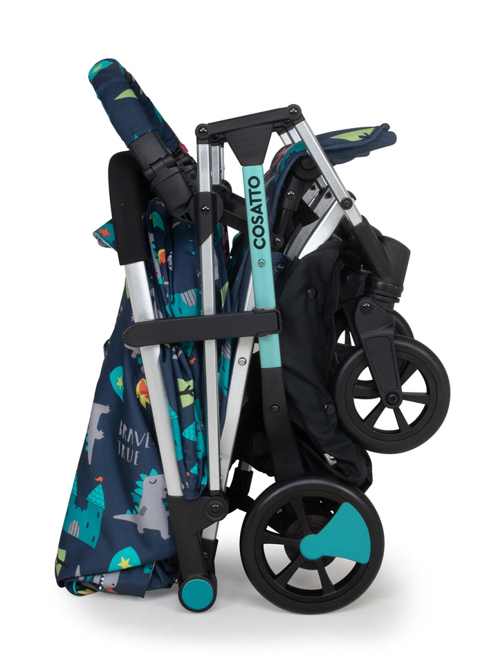 cosatto double stroller folded Cosatto Woosh Double Fairy Tale – My Baby Stroller