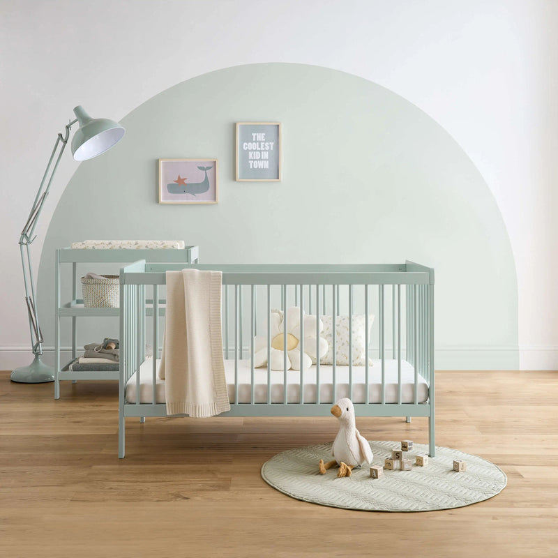 CuddleCo - Nola 2 Piece Nursery Furniture Set - Sage Green