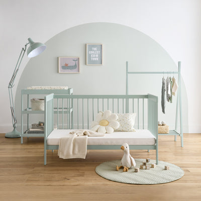 CuddleCo - Nola 3 Piece Nursery Furniture Set - Sage Green