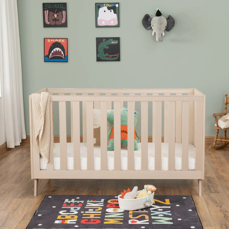 Babymore - Dante Cot Bed – Natural