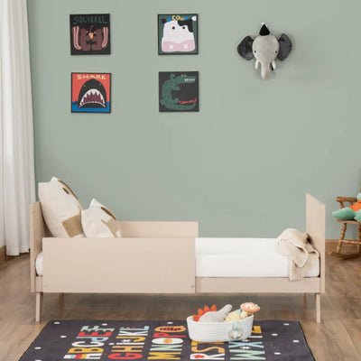 Babymore - Dante Cot Bed – Natural