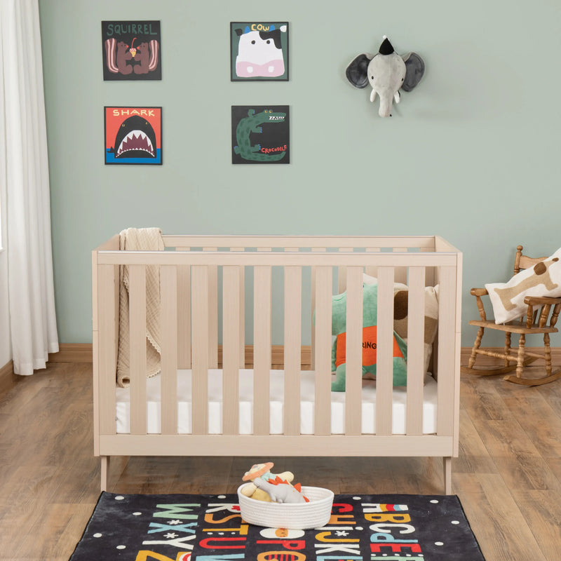 Babymore - Dante Mini Cot Bed – Natural
