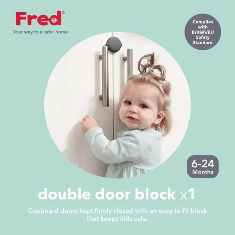 Fred Adhesive Double Door Block