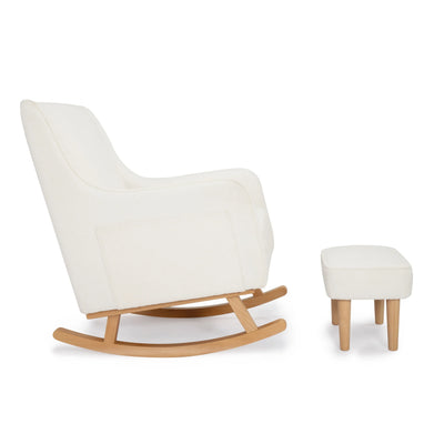 Babymore - Ida Nursing Chair with Footstool – Bouclé