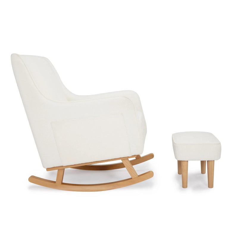Babymore - Ida Nursing Chair with Footstool – Bouclé