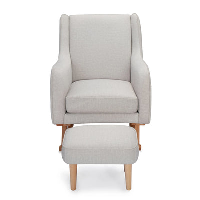 Babymore - Ida Nursing Chair with Footstool – Cashmere
