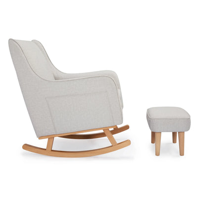 Babymore - Ida Nursing Chair with Footstool – Cashmere
