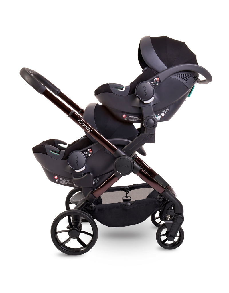 iCandy Peach 7 Pushchair & Carrycot - Twin Bundle - Coco