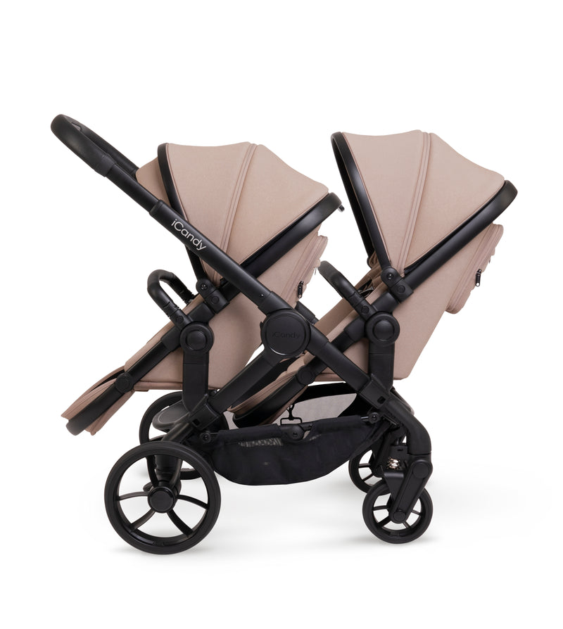 iCandy Peach 7 Pushchair & Carrycot - Twin Bundle - Cookie