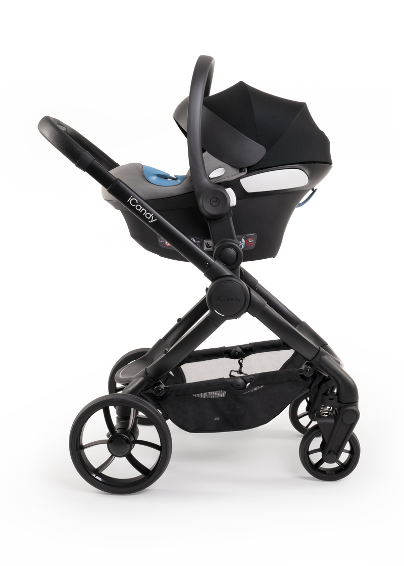 iCandy Peach 7 Pushchair & Carrycot Travel System - Ivy- Complete Bundle