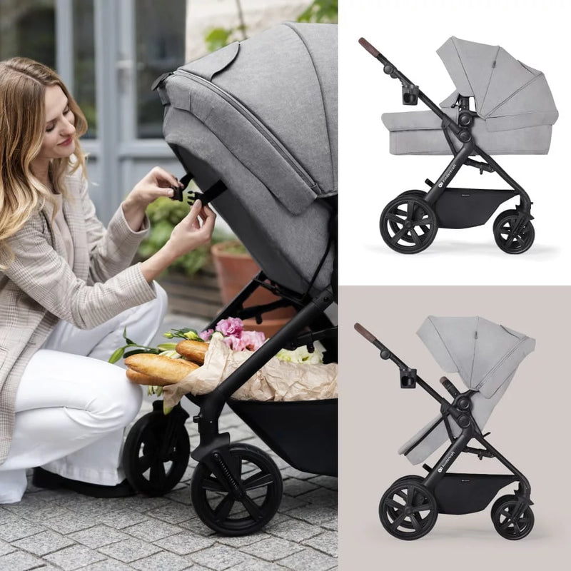 Kp Stroller Kinderkraft - A-TOUR Travel System - Black – My Baby Stroller