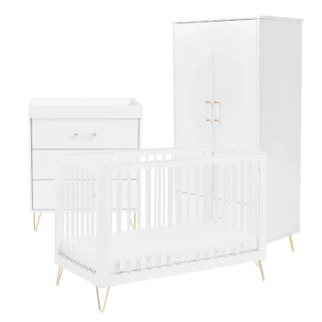 Kimi Acrylic 3 Piece Nursery Room Set