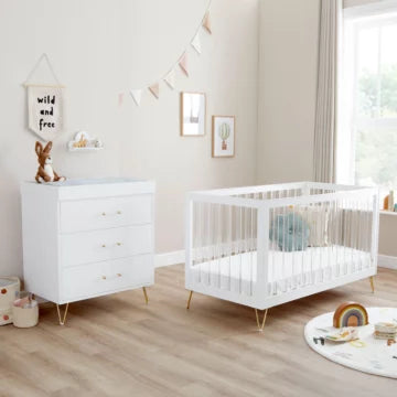 Kimi Acrylic 2 Piece Nursery Room Set