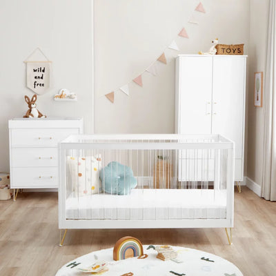Kimi XL Acrylic 3 Piece Nursery Furniture Set - KIMI