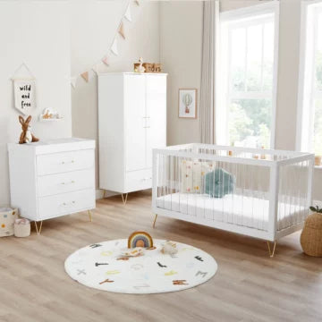Kimi XL Acrylic 3 Piece Nursery Furniture Set - KIMI