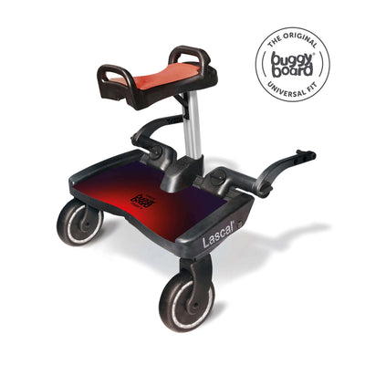Lascal BuggyBoard Maxi Plus - Red Cube with Red Saddle