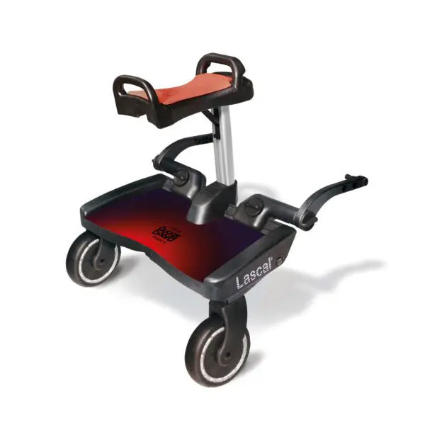 Lascal BuggyBoard Maxi Plus - Red Cube with Red Saddle