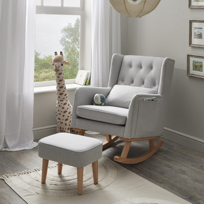 Babymore - Lux Nursing Chair with Footstool