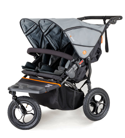 Out n About - Nipper Double V5 pushchair - Rocksalt Grey