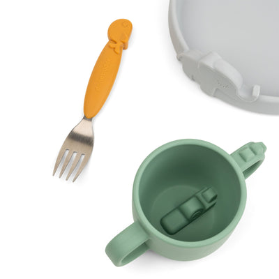 Done By Deer - Peekaboo dinner set - Deer friends - Colour mix