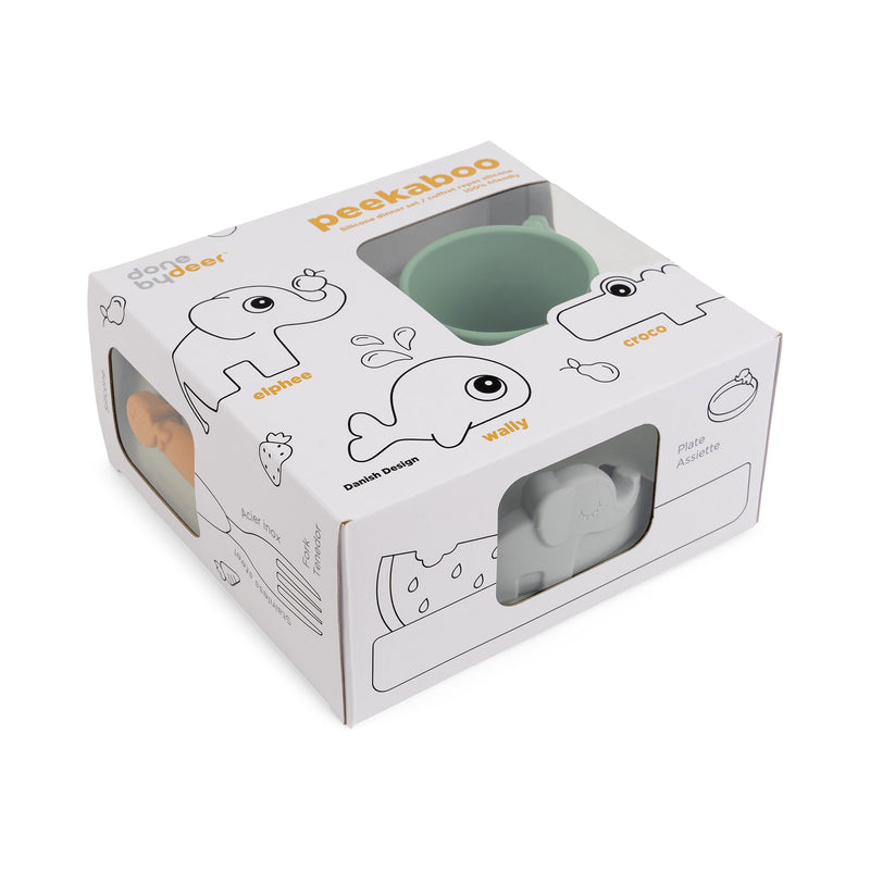 Done By Deer - Peekaboo dinner set - Deer friends - Colour mix
