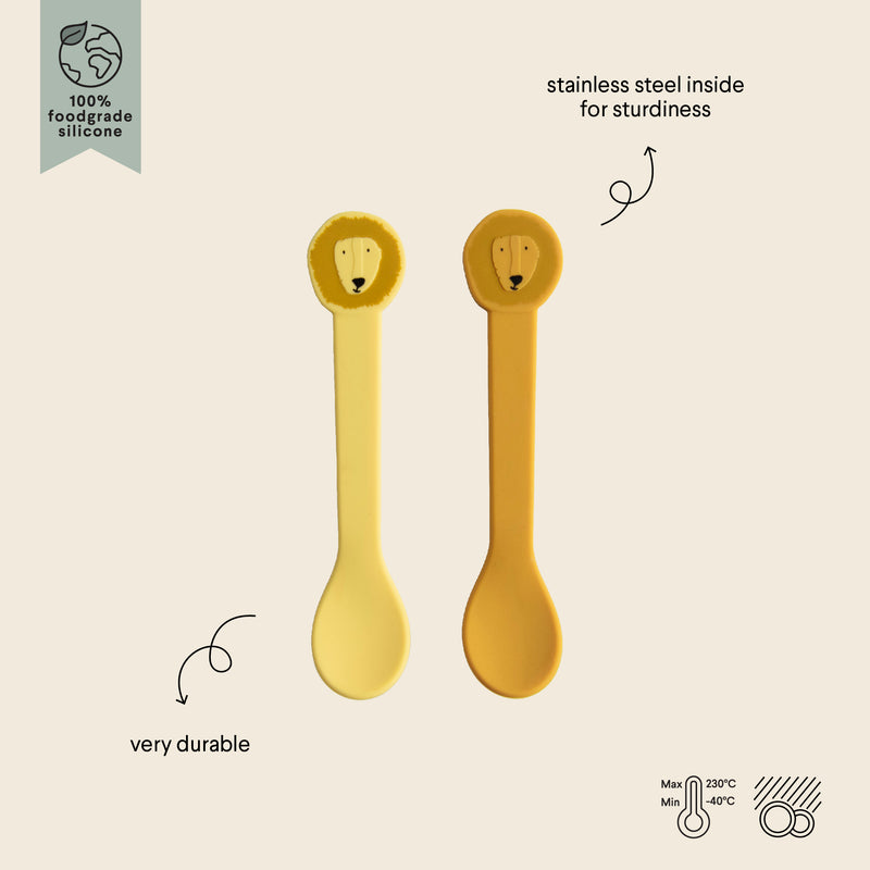 Trixie - Silicone spoon 2-pack - Mr. Lion