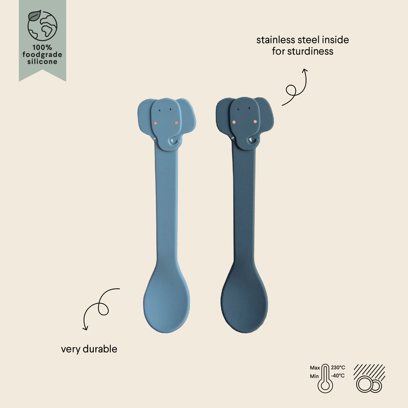 Trixie - Silicone spoon 2-pack - Mrs. Elephant