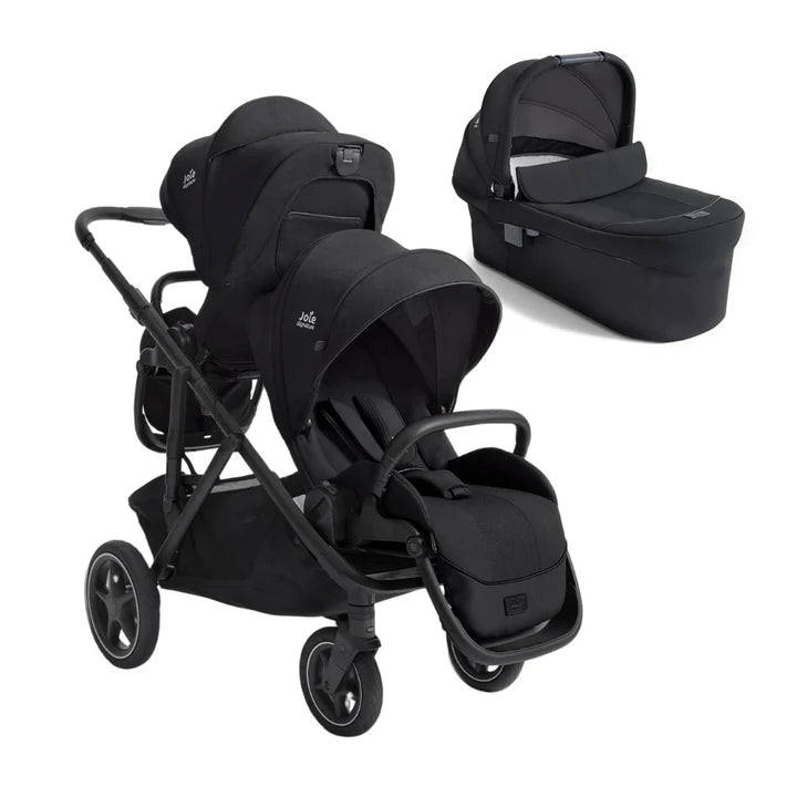 Joie Versiti Puschair Newborn & Toddler Tandem Bundle - Eclipse